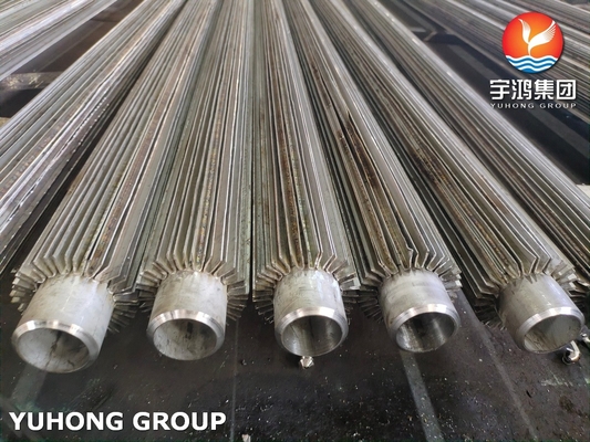 A312 TP316L ASTM hàn ống có vây dọc với vây thép không gỉ