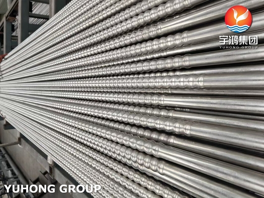 TP310S ống vây lồi lồi thép không gỉ cho máy trao đổi nhiệt