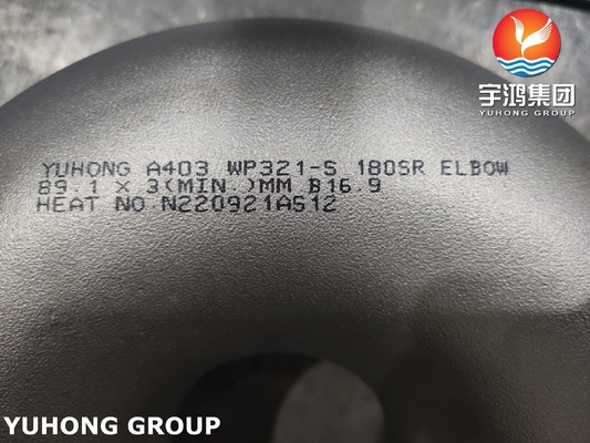 WP321-S ASTM A403 Stainless Steel 180 Degree U Bend Or Elbow For Oil And Gas Industry