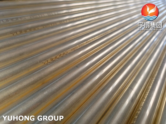 ASTM B111 C44300 O61 Copper Alloy Steel Heat Exchanger Tube For Condensers