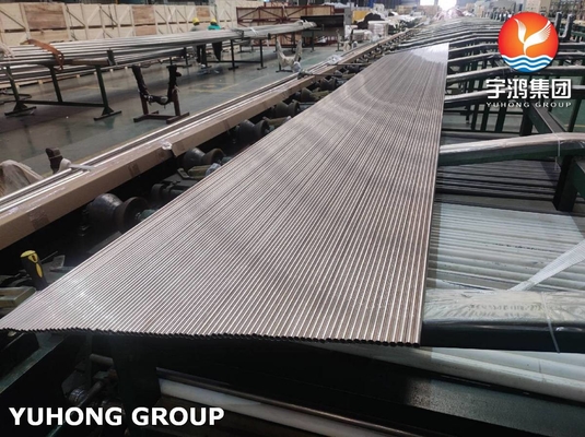 Acero de aleación de cobre ASME SB111 C70600 O61 Tubo de intercambiador de calor, Procesamiento químico